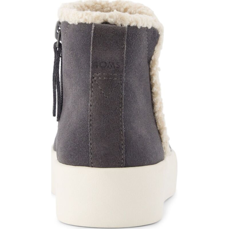 TOMS SUEDE/FAUX WOMEN'S VERONA MID SNEAKER 10021443 Dark Grey