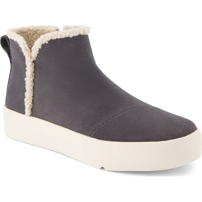 TOMS SUEDE/FAUX WOMEN'S VERONA MID SNEAKER 10021443 Dark Grey