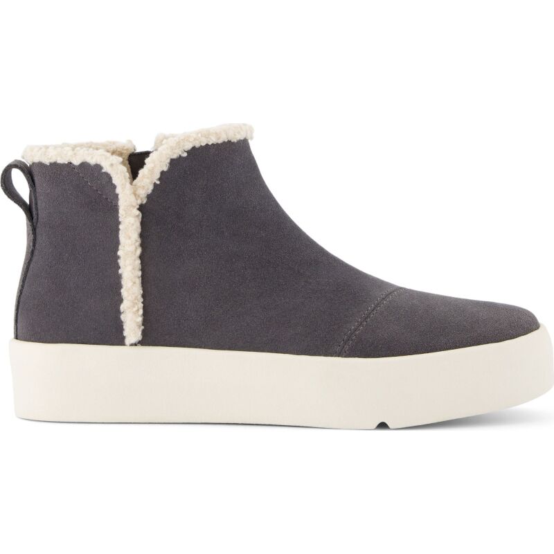 TOMS SUEDE/FAUX WOMEN'S VERONA MID SNEAKER 10021443 Dark Grey