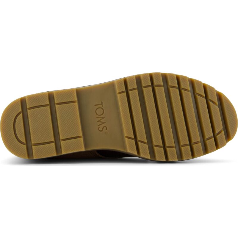 TOMS OAK WAXED CANVAS/LEATHER MEN'S BOOT 10021370 Brown