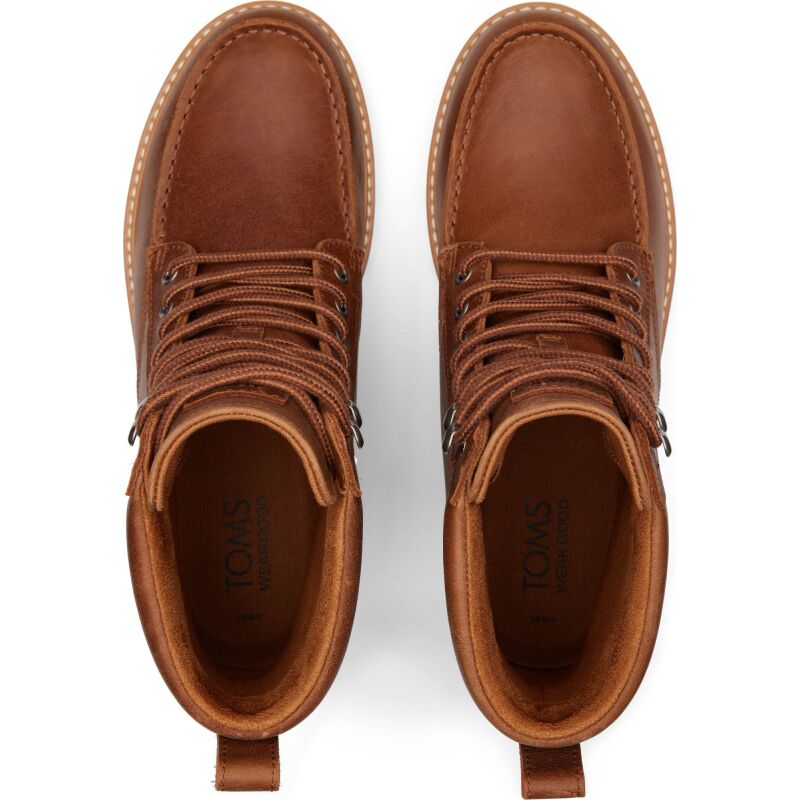 TOMS TAN WR LEATHER MEN'S BOOT 10020298 Tan