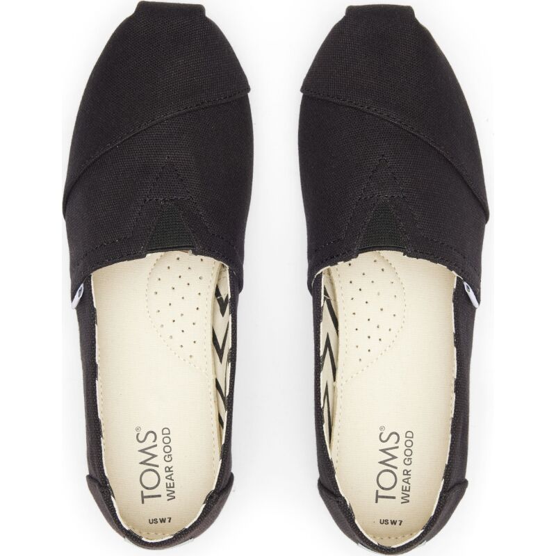 TOMS WIDE WIDTH RECYCLED COTTON 10018284 Black