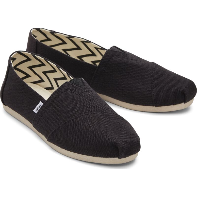 TOMS WIDE WIDTH RECYCLED COTTON 10018284 Black
