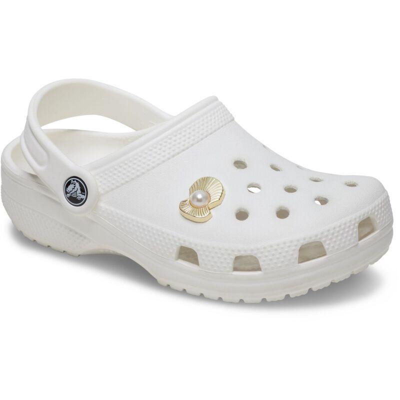 Crocs™ Jibbitz Gold Oyster With Pearl 