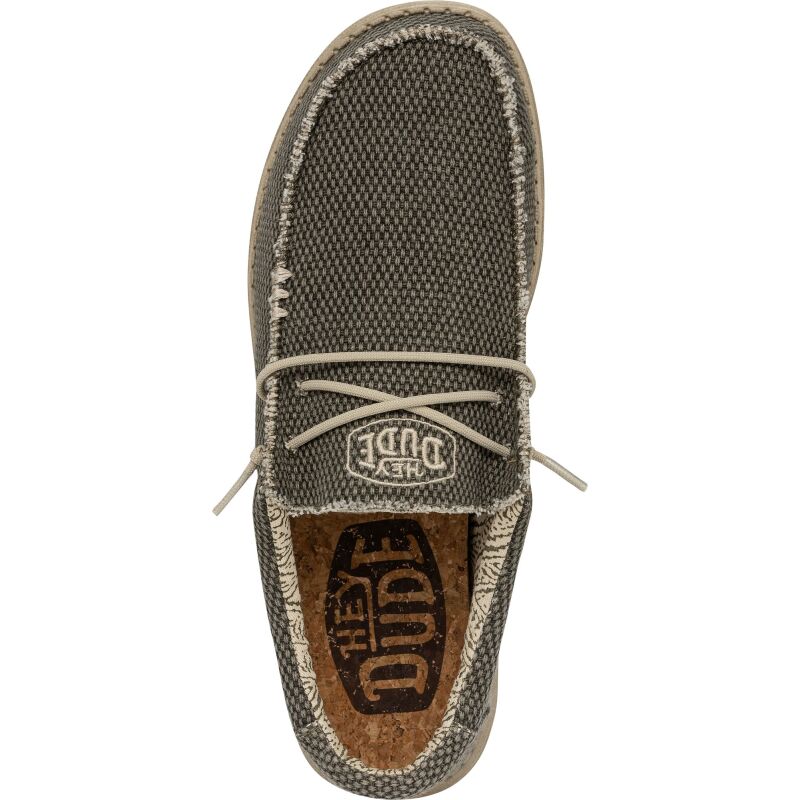 HEYDUDE Wally Braided Men's Army