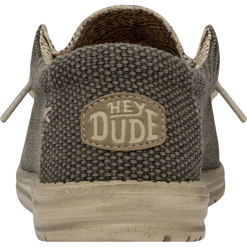 HEYDUDE Wally Braided Men's Army