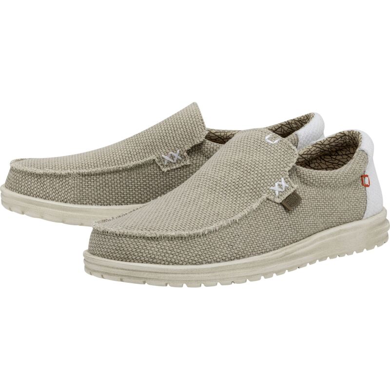 HEYDUDE Mikka Braided Men's 40124 Off White