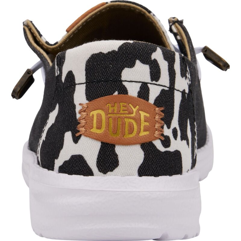 HEYDUDE Wendy Animal Women 41037 Black/Cow