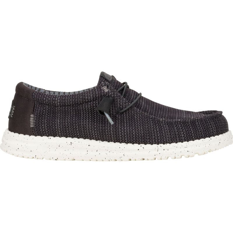 HEYDUDE Wally Stretch Sox Men's 41898 Black/White