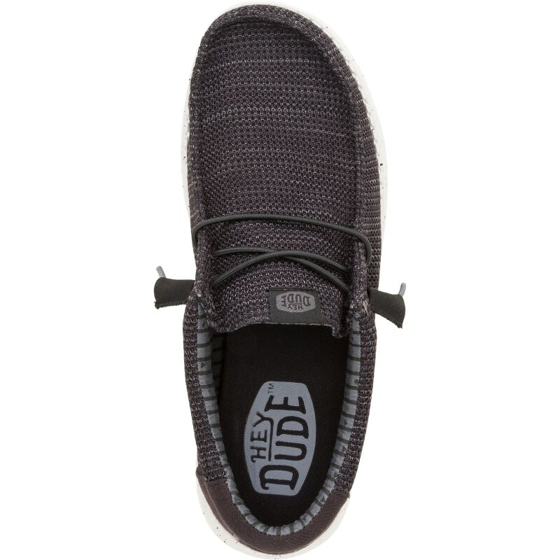 HEYDUDE Wally Stretch Sox Men's 41898 Black/White