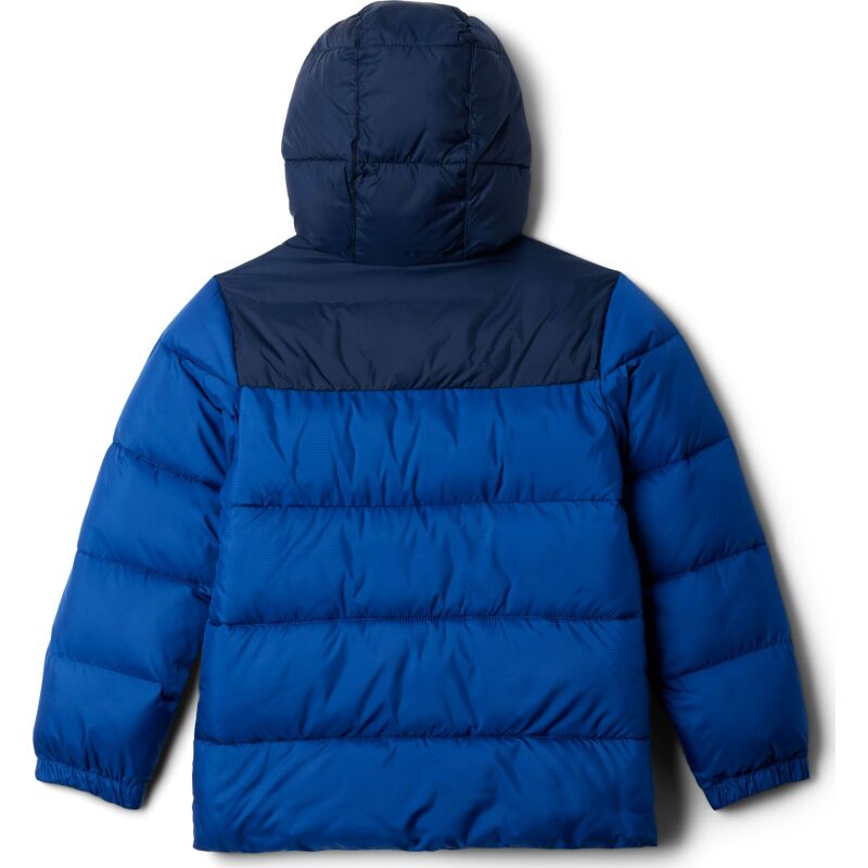 Columbia Puffect Hooded Jacket Kid's Mountain Blue/ Collegiate Navy