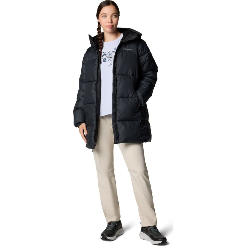 Columbia Puffect Ii Mid Hooded Jacket Women's Black