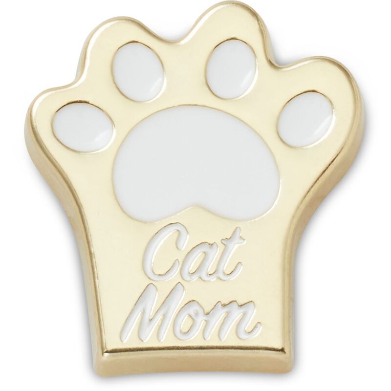 Crocs™ Jibbitz Gold Cat Mom Paw 