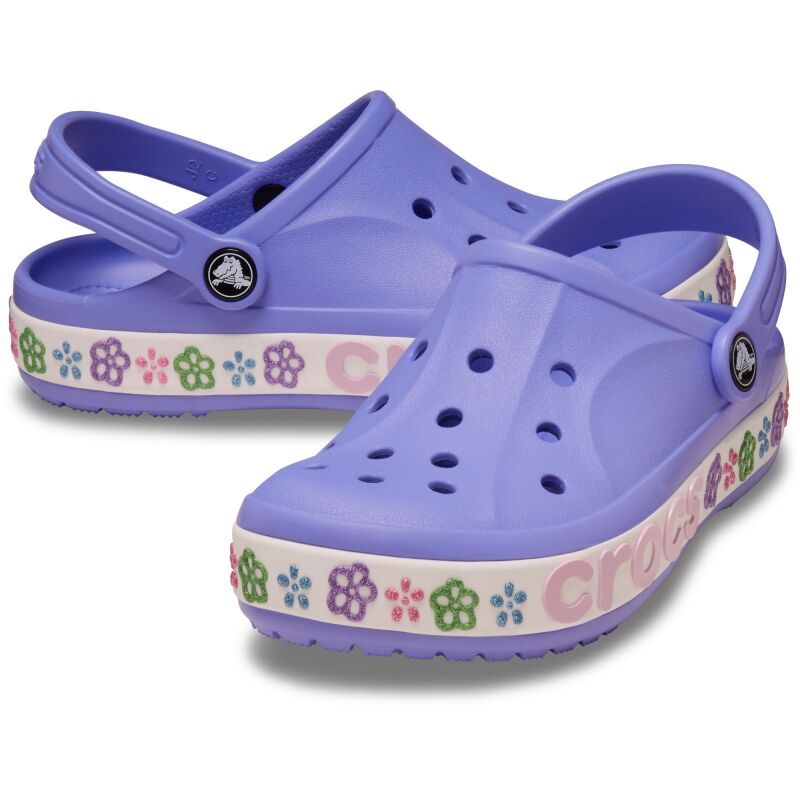 Crocs™ BAYABAND FLOWER BAND CLOG KID'S Digital Violet