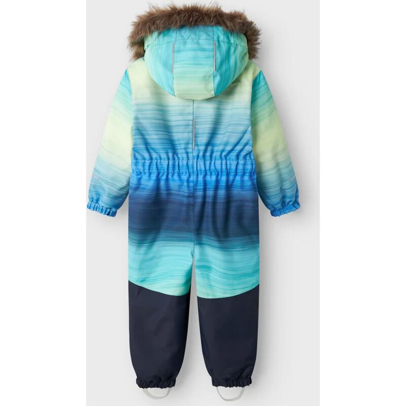 Name It Snow10 Suit Line Aop Fo Dark Denim