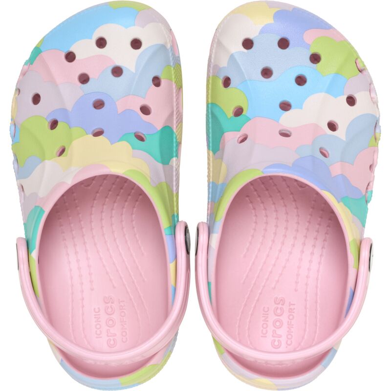 Crocs™ Baya Seasonal Printed Clog Kid's 209728 Petal Pink