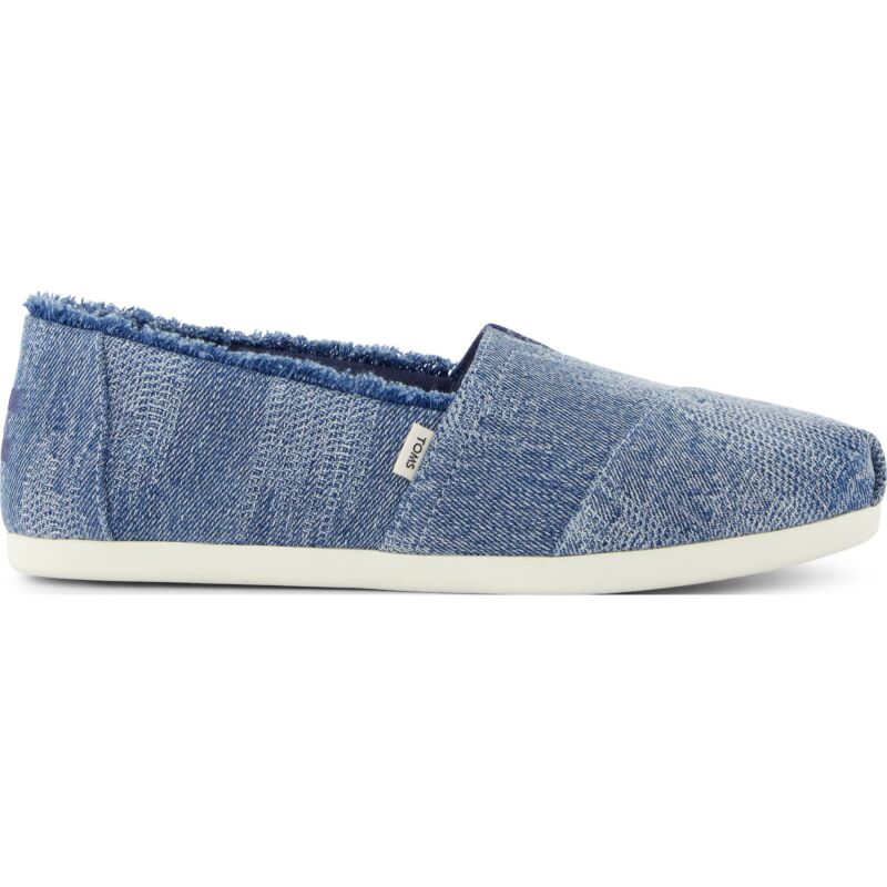 TOMS DARK SKY TEXTURED DENIM/FRAY 10021887 Blue