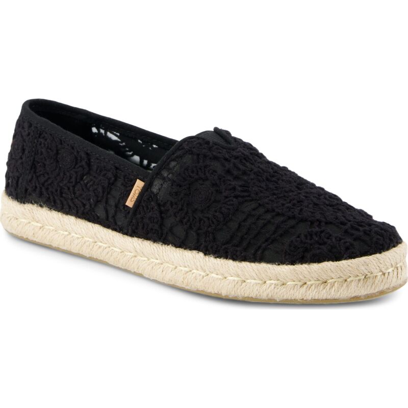 TOMS BLACK CROCHET LACE 10021938 Black