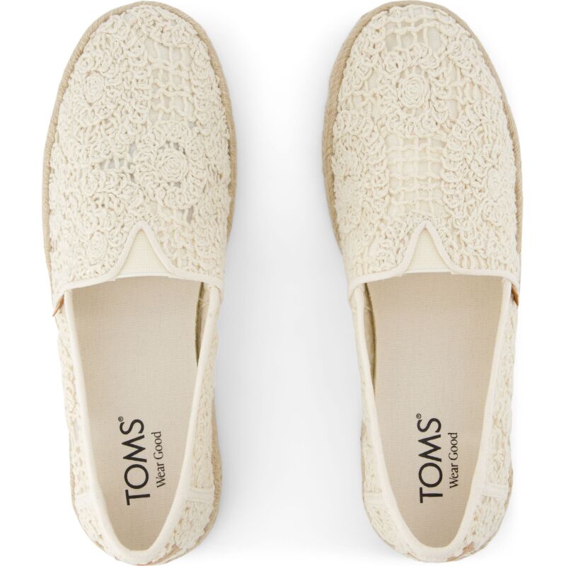 TOMS NATURAL CROCHET LACE 10021941 Natural