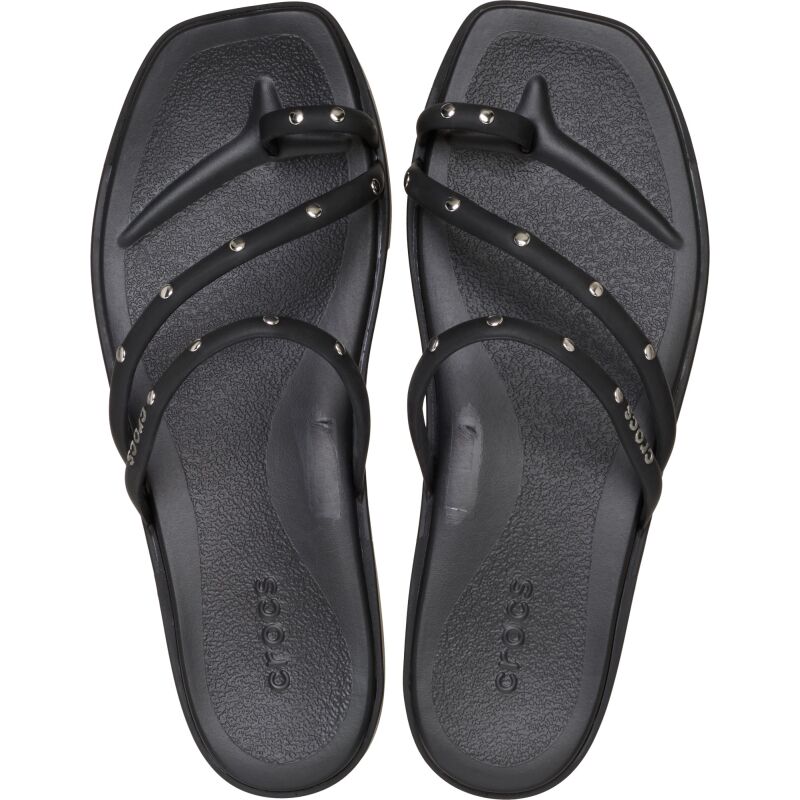 Crocs™ Miami Studded Toe Loop Sandal Black