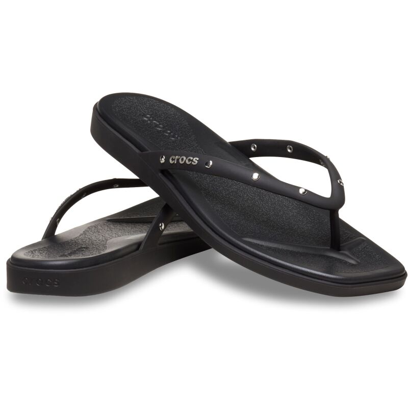 Crocs™ Miami Studded Flip Black
