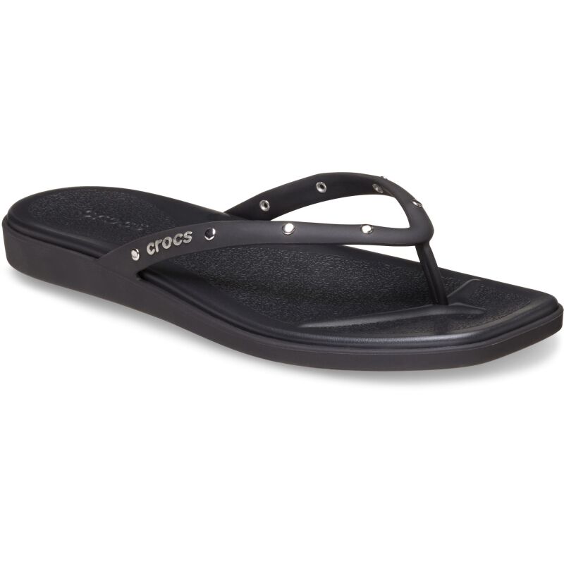 Crocs™ Miami Studded Flip Black