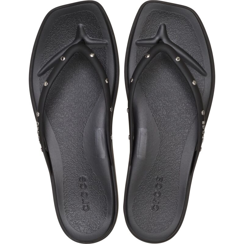 Crocs™ Miami Studded Flip Black