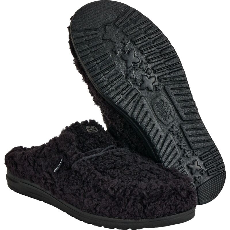HEYDUDE Wally Slipper Men's Black/Black