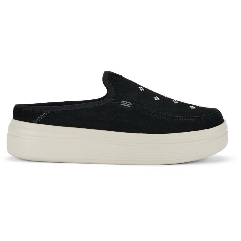 HEYDUDE Austin Lift Suede Stud Women's Black