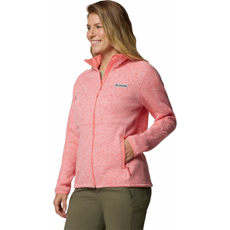 Columbia Sweater Weather Full Zip II Pink Agave/ Dusty Pink Heather