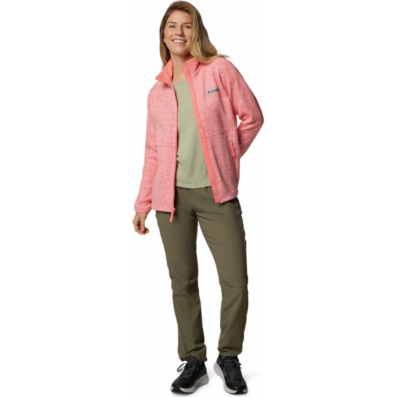 Columbia Sweater Weather Full Zip II Pink Agave/ Dusty Pink Heather