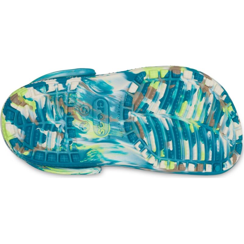 Crocs™ Classic Marbled Clog Kid's 206838 Limeade/Multi