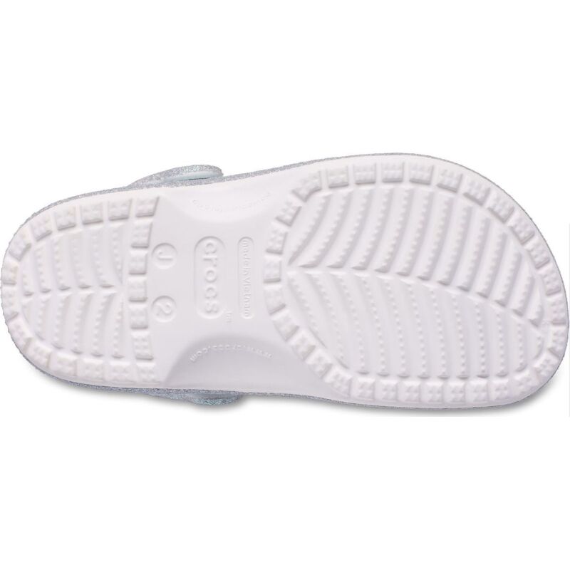 Crocs™ CLASSIC IRIDESCENT GLITTER CLOG KID'S 210986 White