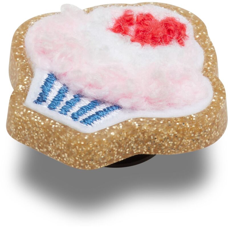 Crocs™ Jibbitz Patchwork Pink Cupcake 