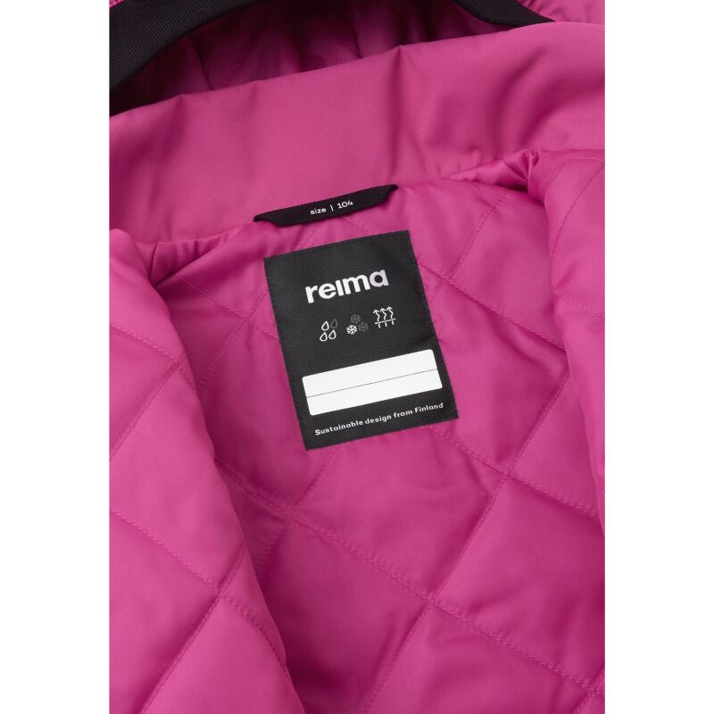 REIMA SYMPPIS 5100045B waterproof insulated jacket ReimaTec Cherry Pink 4880