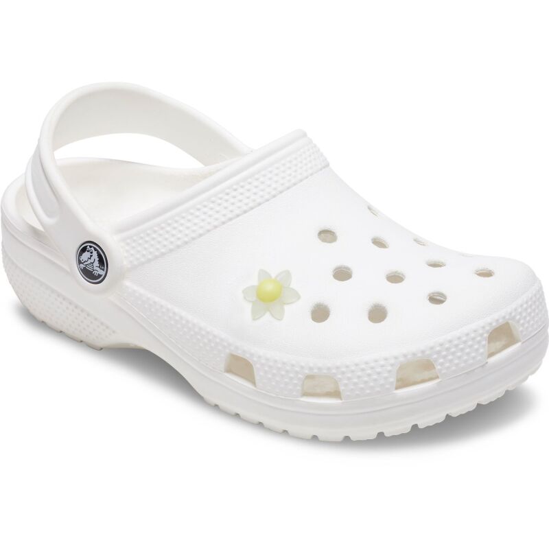 Crocs™ Jibbitz Iridescent Flower With Yellow 