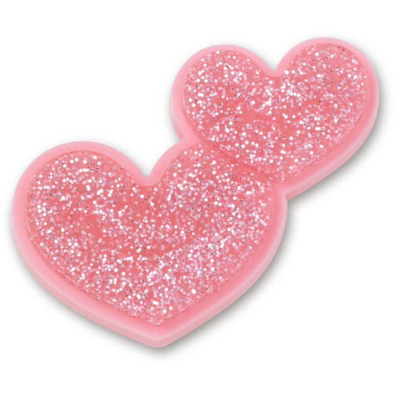 Crocs™ Jibbitz Glitter Heart Trio 