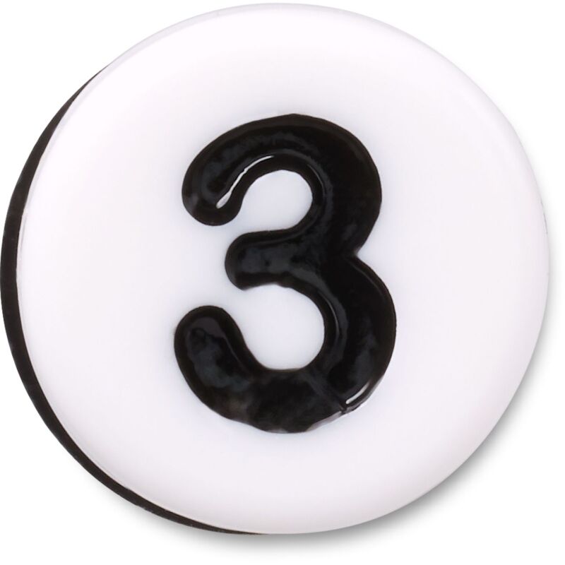 Crocs™ Jibbitz Number Three Tiny Friendship 