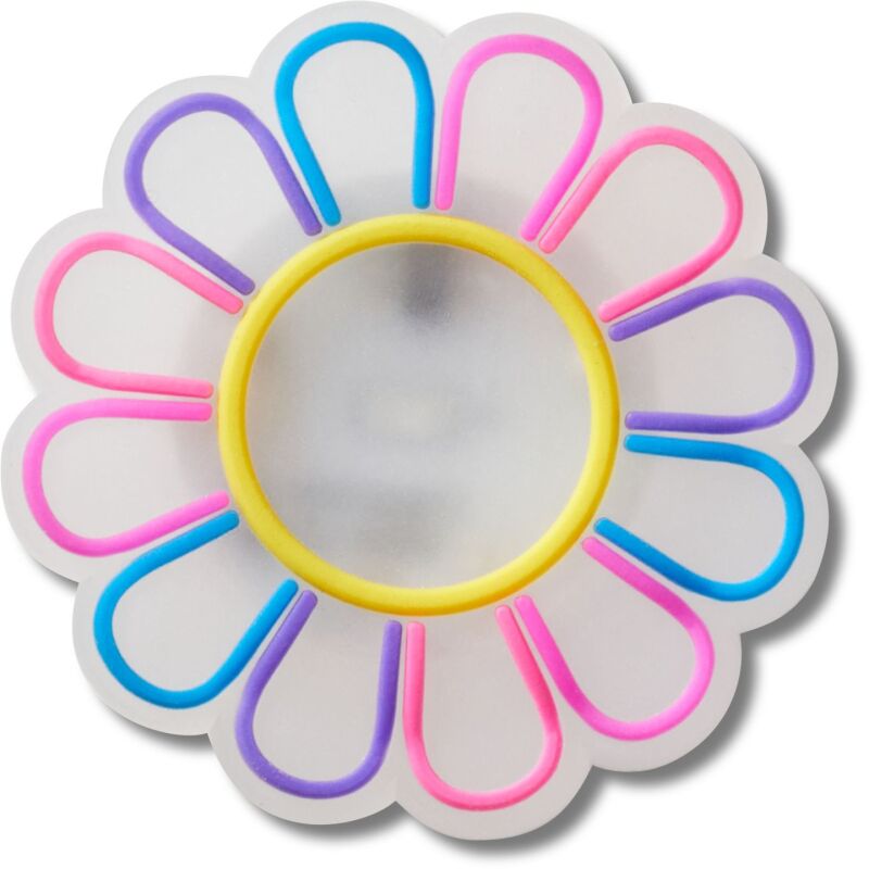 Crocs™ Jibbitz Lights Up Rainbow Flower 