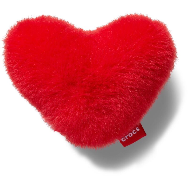 Crocs™ Jibbitz Red Fuzzy Heart 