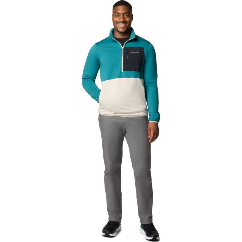 Columbia Hike Half Zip II Men's River Blue/ Dark Stone/ Black
