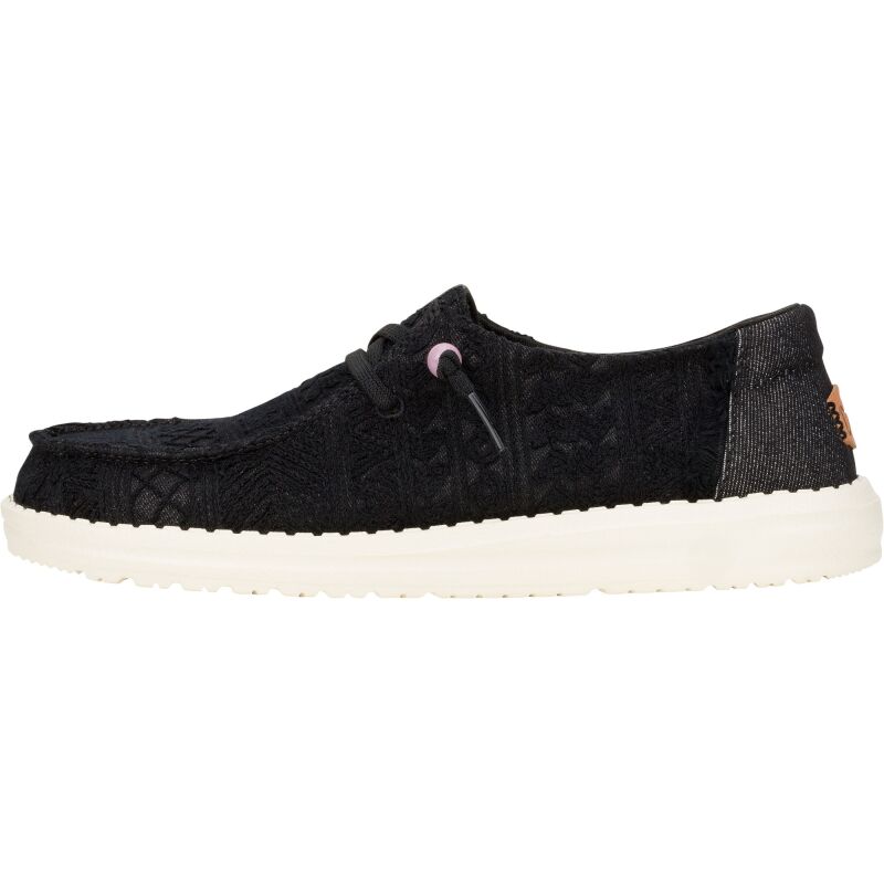 HEYDUDE Wendy Crochet Lace Women Black