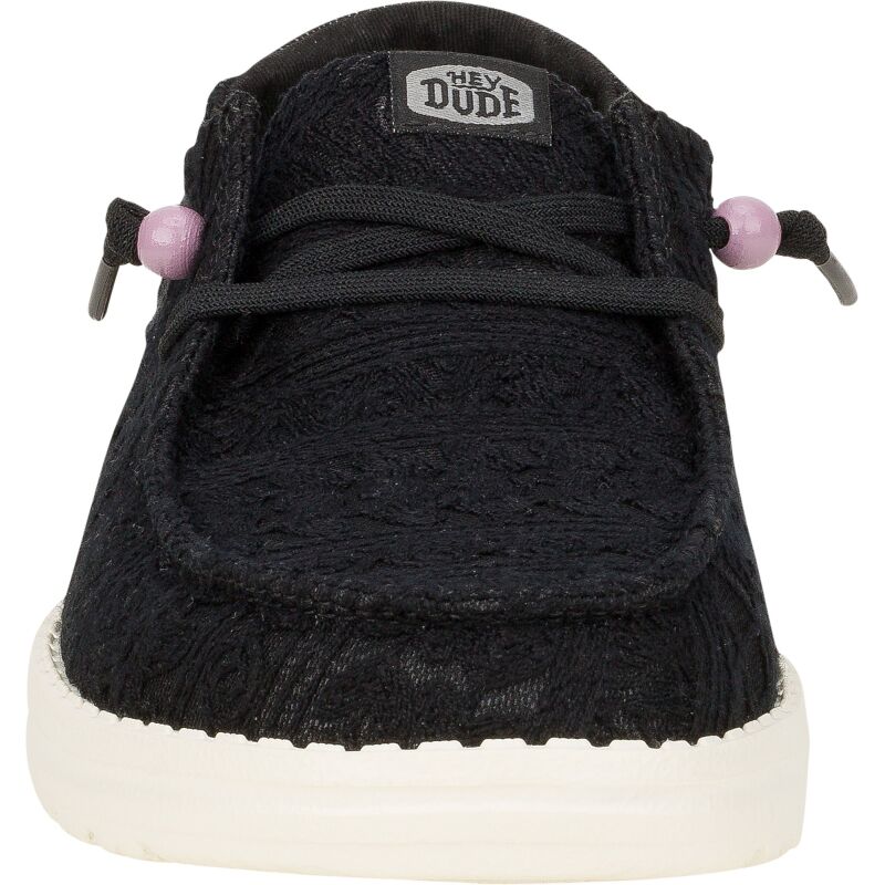 HEYDUDE Wendy Crochet Lace Women Black