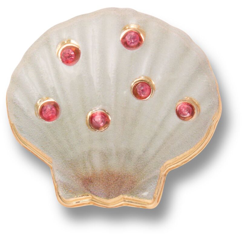 Crocs™ Jibbitz Seashell With Pink Gems 