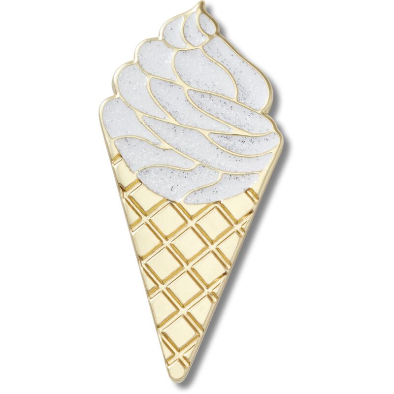 Crocs™ Jibbitz Gold Vanilla Waffle Cone 