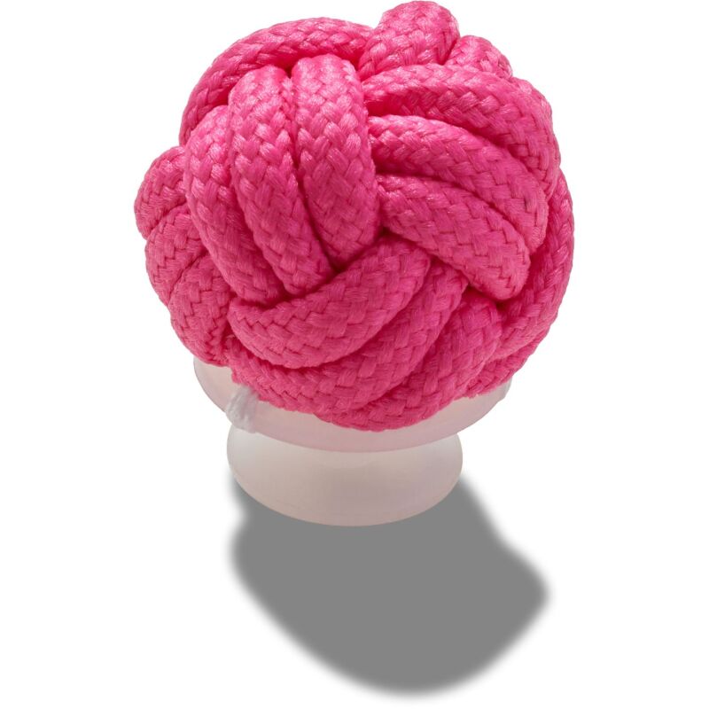 Crocs™ Jibbitz Pink Knotted Puff 