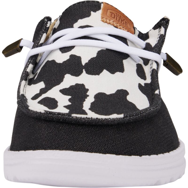 HEYDUDE Wendy Animal Women 41037 Black/Cow