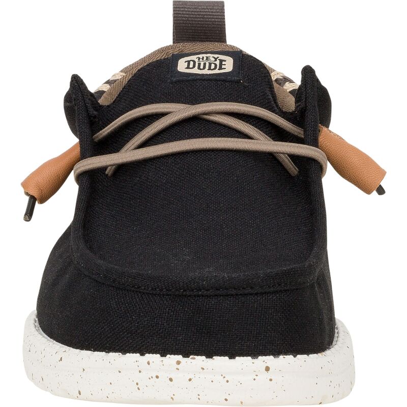 HEYDUDE Wally Summer Linen Men 43086 Black/Walnut