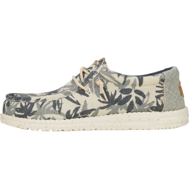 HEYDUDE Wally Palm Jute Men 43087 Egret/Cloud Blue