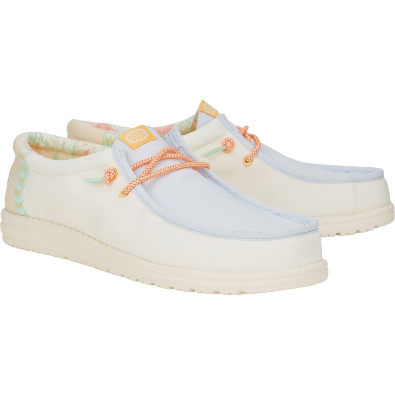 HEYDUDE Wally Boardshort Men 43090 White/Ancient Blue/Egret